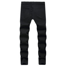 Men's Print Casual Pencil Jeans GWBM-996