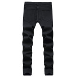 Men's Fashion Holes Slim Jeans GWBM-1820