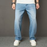 Men's Casual Loose Wide Leg Jeans GBBF-113
