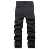 Men's Letter Print Loose Casual Jeans GWBM-3140