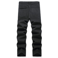 Men's Letter Print Loose Casual Jeans GWBM-3140