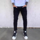 Men's Fashion Black Slim Pencil Jeans GBBF-666
