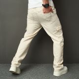 Men's Washed Loose Straight Jeasn GWBM-4406