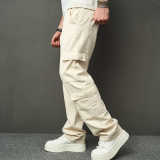 Men's Washed Loose Straight Jeasn GWBM-4406