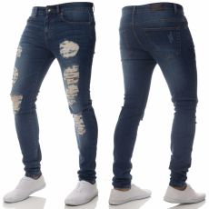 Men's Denim Holes Slim Skinny Jeans GBBF-082