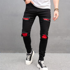 Men's Summer Fashion Holes Pencil Jeans GBBF-604