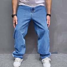 Men's Vintage Casual Loose Wide Leg Jeans GBBF-333