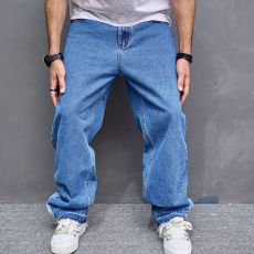 Men's Vintage Casual Loose Wide Leg Jeans GBBF-333