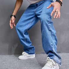 Men's Vintage Casual Loose Wide Leg Jeans GBBF-333