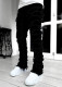 Men's Solid Color Slim Micro Flare Jeans GBBF-246