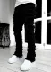 Men's Solid Color Slim Micro Flare Jeans GBBF-246