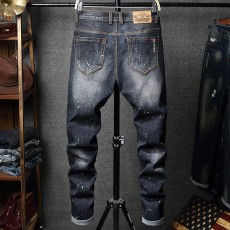 Men's Holes Fashion Slim Washed Jeans GBBF-TY687