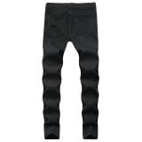 Men's Washed Holes Solid Jeans GBBF-116