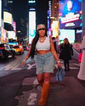 Star Tassl Raw Edge Loose Straight Denim Shorts GSMJ-6994