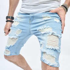 Men's Holes Casual Denim Short GBBF-211