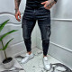 Men's Holes Slim Pockets Jeans GBBF-4818