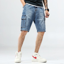 Men's Multi-pockets Denim Short GBBF-KY6832