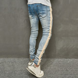 Men's Fashion Solid Color Slim Pencil Jeans GBBF-2014