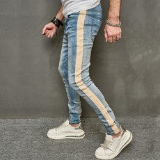 Men's Fashion Solid Color Slim Pencil Jeans GBBF-2014