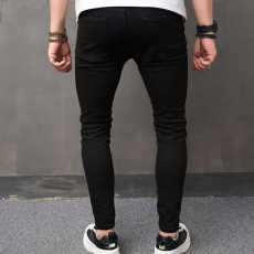 Men's Solid Color Slim Straight Jeans GBBF-804-4