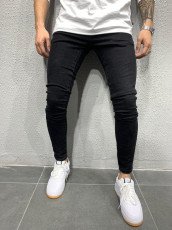 Men's Solid Color Slim Tight Pencil Jeans GBBF-DY011