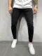 Men's Solid Color Slim Tight Pencil Jeans GBBF-DY011