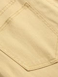 Men's Casual Solid Color Slim Jeans GBBF-662623