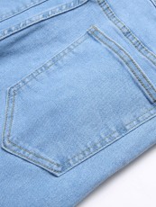 Men's Solid Color Washed Pencil Jeans GBBF-1851