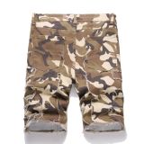 Men's Fashion Camouflage Print Denim Shorts GBBF-2434
