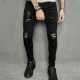 Men's Casual Holes Slim Pencil Jeans GBBF-1128