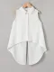 Sleeveless Bow Tie Fashion Blouse BS-1405