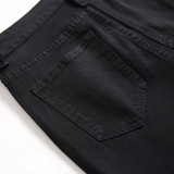 Men's Holes Slim Pockets Jeans GBBF-4818