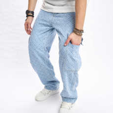 Men's Fashion Loose Straight Jeans GBBF-880