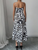 Leopard Printed Halter Nightgown Loungewear GMOY-0019