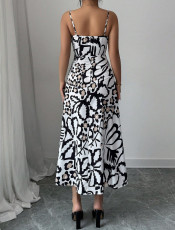 Leopard Printed Halter Nightgown Loungewear GMOY-0019