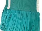 Casual Sleeveless Pleated Mini Dress LS-0415