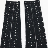 Mesh Hot Drill See Through Nightclub Jumpsuit CYA-901707