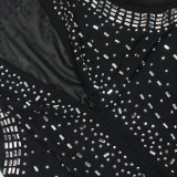 Mesh Hot Drill See Through Nightclub Jumpsuit CYA-901707