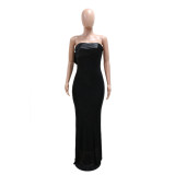 Sexy Patchwork Sequin Fishtail Dress CYA-901644