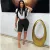 Short Sleeve Contrast Color Sport Shorts Suit FOSF-8806