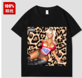 Short Sleeve Print T Shirt GXJL-240909