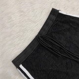 Casual Patchwork Lace Straight Pants LSD-2414