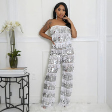 Sexy Loose Wrap Chest Tops And Pants 2 Piece Set CYA-901659 
