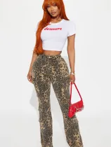 Slim Sexy Fashion Round Neck T Shirt YWXS-XS-XSL44852