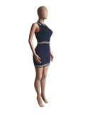Sleeveless Knits Mini Dress GDYF-6806