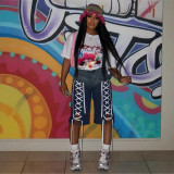 Vintage Drawstring Washed Denim Shorts BGN-360