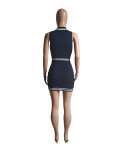 Sleeveless Knits Mini Dress GDYF-6806