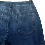 Vintage Drawstring Washed Denim Shorts BGN-360