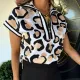 Casual Print Short Sleeve T Shirts QYXZ-9182
