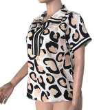 Casual Print Short Sleeve T Shirts QYXZ-9182